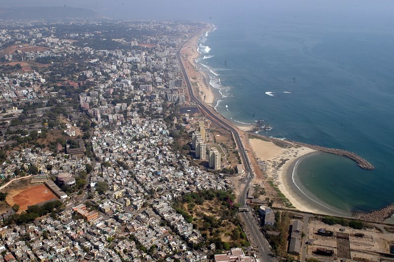 Visakhapatnam aerial veiw